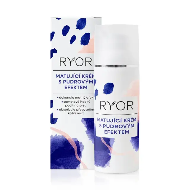 1628-ryor matujici krem s pudrovym efekt.new 50ml